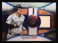 Anthony Rizzo 2025 Topps Tribute Triple Relics Blue #TTRAR #17/150 at PristineAuction.com