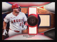Mike Trout 2025 Topps Tribute Triple Relics #TTRMT #139/199 at PristineAuction.com
