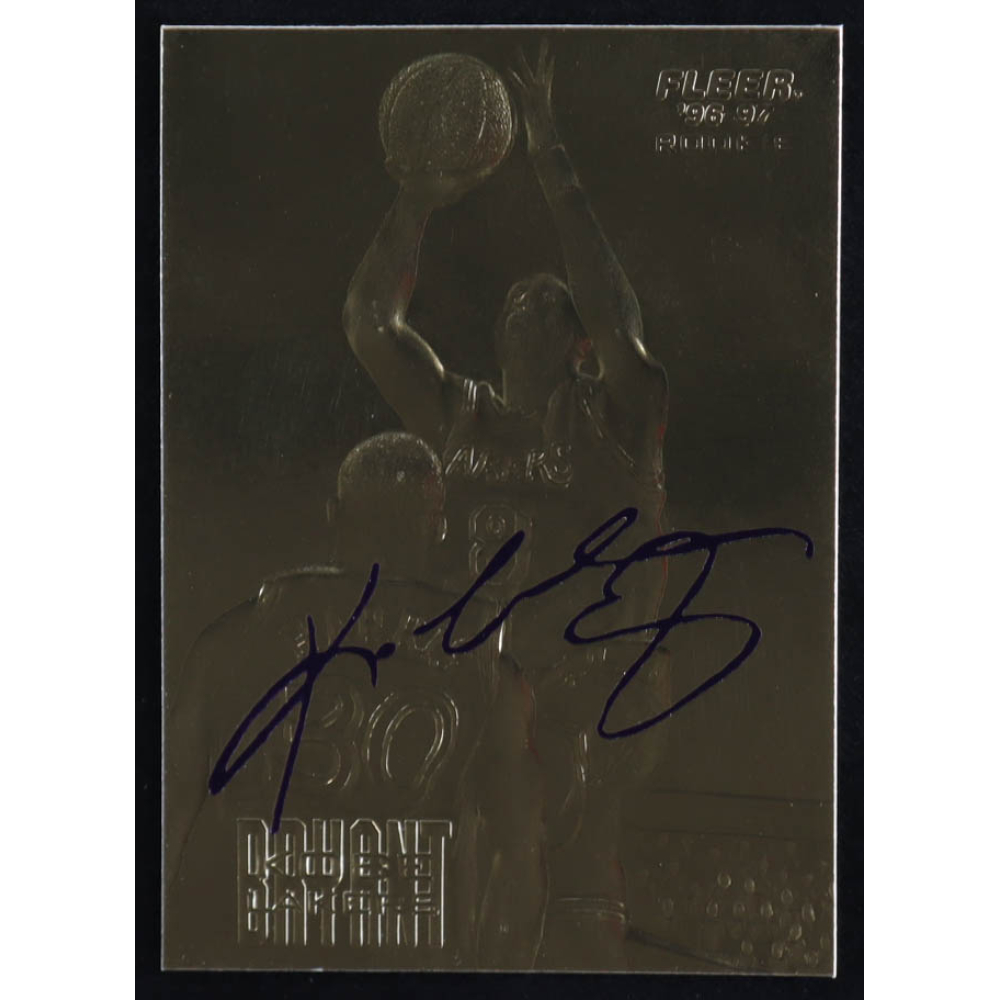 Kobe Bryant 1996-97 Fleer Purple Signature 23Kt Gold Card RC at PristineAuction.com