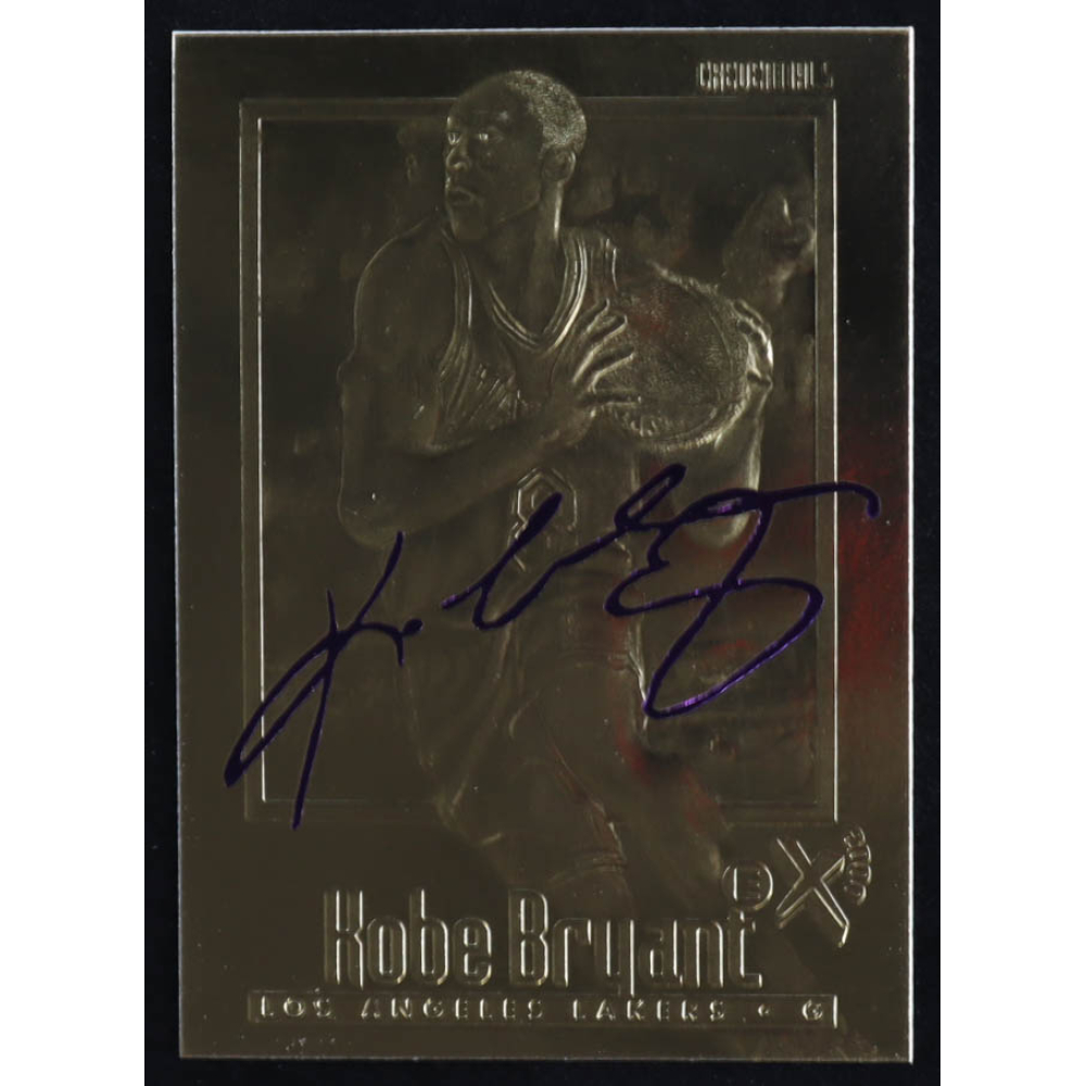 Kobe Bryant 1996-97 Skybox EX-2000 Purple Signature 23Kt Gold RC at PristineAuction.com