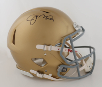 Joe Montana Signed Notre Dame Fighting Irish Full Size Speed Helmet (Fanatics) at PristineAuction.com