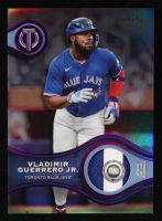 Vladimir Guerrero Jr. 2025 Topps Tribute Stamp of Approval Relics Blue #SOAVGJ #49/50 at PristineAuction.com