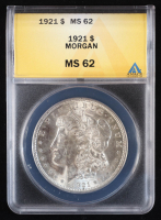 1921 Morgan Silver Dollar (ANACS MS62) at PristineAuction.com