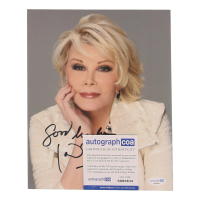 Joan Rivers Signed 8x10 Photo Inscribed "Good Luck!" (ACOA) at PristineAuction.com