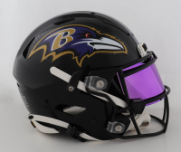 Ray Lewis Signed Ravens Full-Size Authentic On-Field Speed Flex Helmet (Beckett) at PristineAuction.com