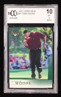 Tiger Woods 2001 Upper Deck #1 RC (BCCG 10) at PristineAuction.com