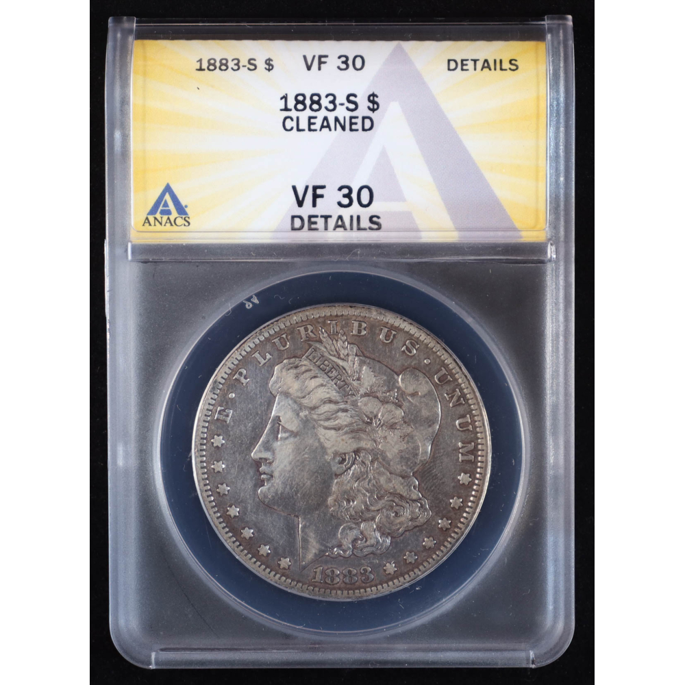 1883-S Morgan Silver Dollar (ANACS VF30 Details) at PristineAuction.com