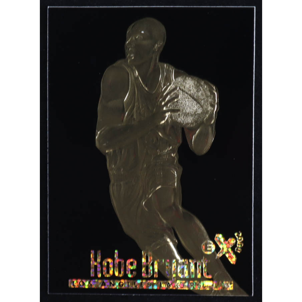 Kobe Bryant 1996-97 Skybox EX-2000 Black 23Kt Gold RC at PristineAuction.com
