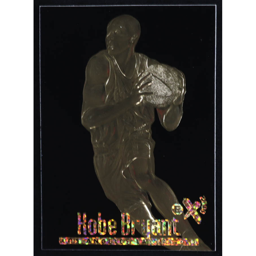 Kobe Bryant 1996-97 Skybox EX-2000 Black 23Kt Gold RC at PristineAuction.com