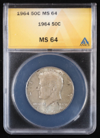 1964 Kennedy Half Dollar (ANACS MS64) at PristineAuction.com