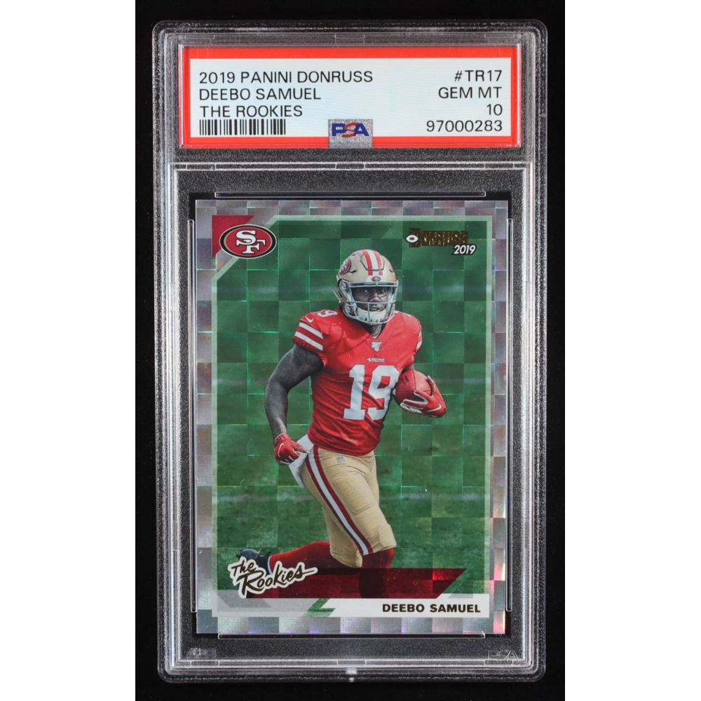 Deebo Samuel 2019 Panini Donruss The Rookies #TR17 RC (PSA 10) at PristineAuction.com
