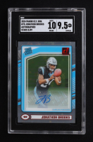 Jonathon Brooks 2024 Clearly Donruss Clearly Rated Rookie Autographs Stars #70 RC #5/49 (SGC 9.5 | Autograph Graded 10) at PristineAuction.com