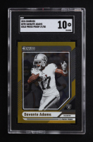 Davante Adams 2024 Donruss Press Proof Gold #295 #27/50 (SGC 10) at PristineAuction.com