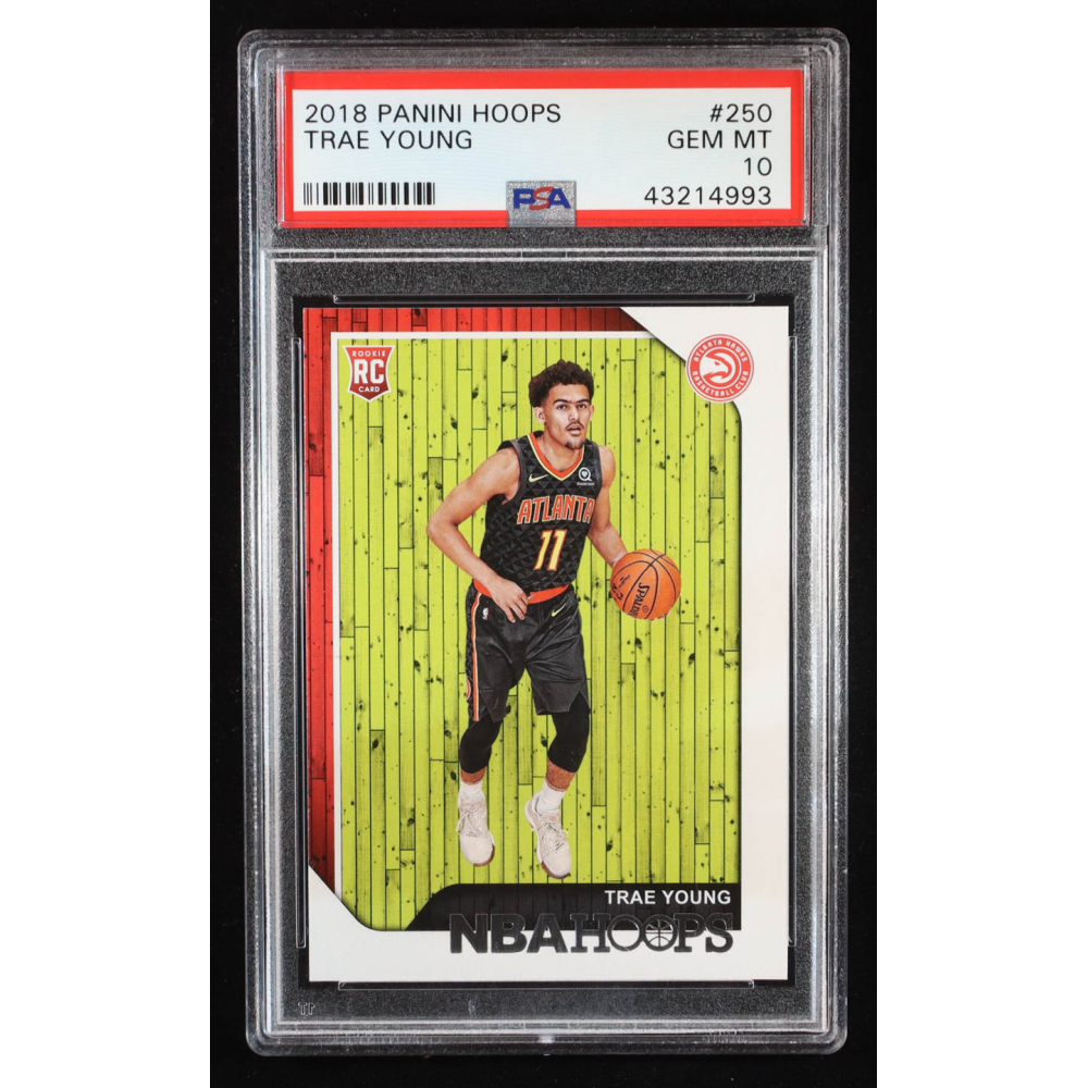 Trae Young 2018-19 Hoops #250 RC (PSA 10) at PristineAuction.com
