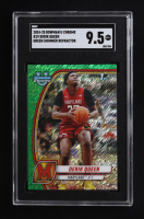 Derik Queen 2024-25 Bowman Chrome University Green Shimmer Refractors #19 RC (SGC 9.5) at PristineAuction.com