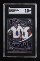 Lamar Jackson / Zay Flowers 2024 Donruss Optic Best Tuddys #20 (SGC 10) at PristineAuction.com