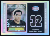 Marcus Allen 2001 Topps Archives Reserves '83 Reprint Game-Worn Jersey Refractor #AARRMA at PristineAuction.com