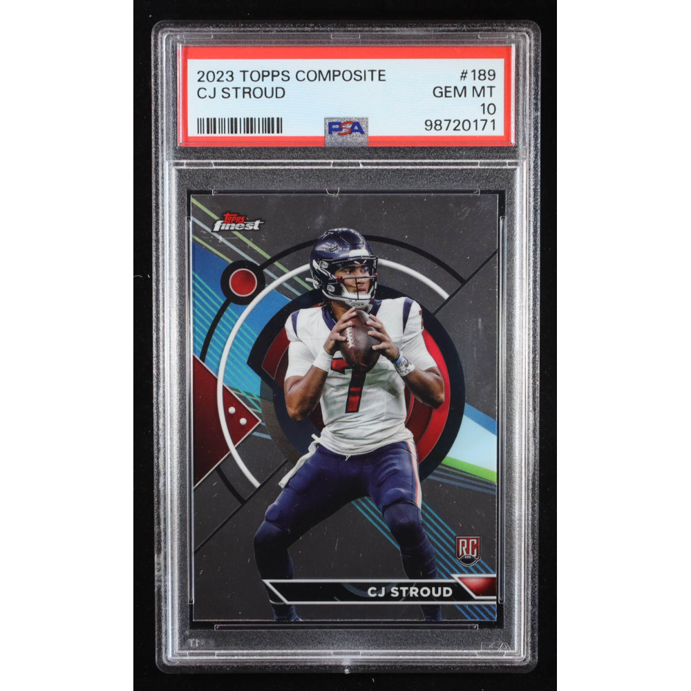 CJ Stroud 2023 Topps Composite #189 RC (PSA 10) at PristineAuction.com