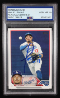Miguel Rojas Signed 2023 Topps #580 (PSA | Auto 10) at PristineAuction.com