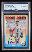 Alejandro Kirk Signed 2024 Topps Heritage #186 (PSA | Auto 10) at PristineAuction.com