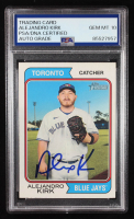 Alejandro Kirk Signed 2023 Topps Heritage #47 (PSA | Auto 10) at PristineAuction.com