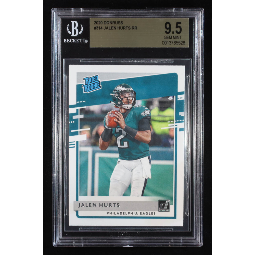 Jalen Hurts 2020 Donruss #314 RR RC (BGS 9.5) at PristineAuction.com