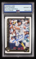 Rhys Hoskins Signed 2025 Topps #93 (PSA | Auto 10) at PristineAuction.com