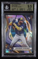 Jackson Chourio 2024 Bowman's Best Refractors #38 RC (BGS 9.5) at PristineAuction.com