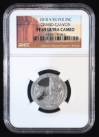 2010-S U.S. National Parks Quarter Series, Grand Canyon - 90% Silver Deep Cameo Proof (NGC PR69 Ultra Cameo) at PristineAuction.com