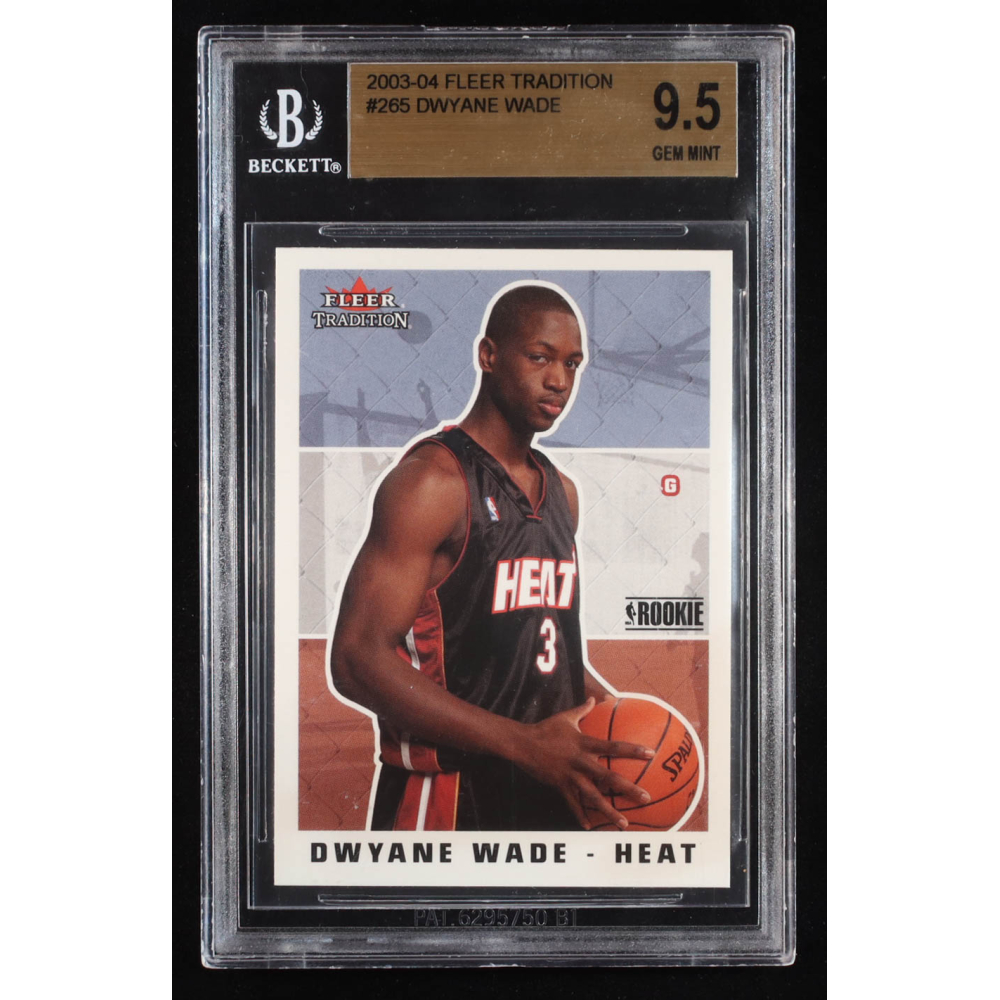 Dwyane Wade 2003-04 Fleer Tradition #265 RC (BGS 9.5) at PristineAuction.com