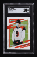 Joe Burrow 2021 Donruss #211B VAR (SGC 10) at PristineAuction.com