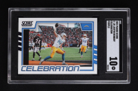 Justin Herbert 2022 Score Celebration Purple #15 (SGC 10) at PristineAuction.com