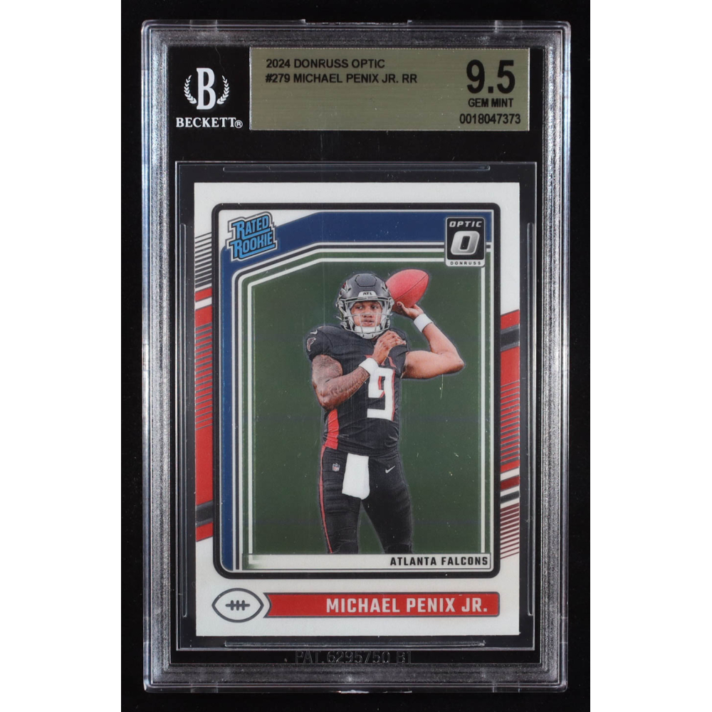 Michael Penix Jr. 2024 Donruss Optic #279 RR RC (BGS 9.5) at PristineAuction.com