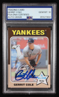 Gerrit Cole Signed 2024 Topps Heritage #331 (PSA | Auto 10) at PristineAuction.com