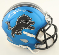 Penei Sewell Signed Lions Speed Mini Helmet (Beckett) at PristineAuction.com