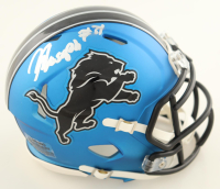 Kerby Joseph Signed Lions Speed Mini Helmet (JSA) at PristineAuction.com