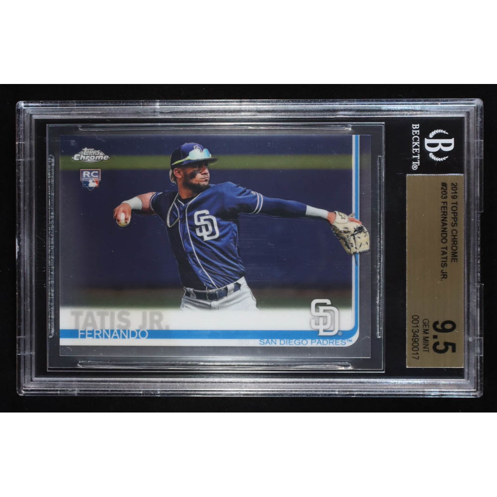 Fernando Tatis Jr. 2019 Topps Chrome #203 RC (BGS 9.5) at PristineAuction.com