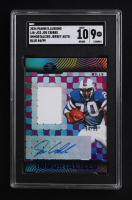 Joe Cribbs 2024 Panini Illusions Immortalized Jersey Autographs Blue #34 #84/99 (SGC 9 | Autograph Graded 10) at PristineAuction.com