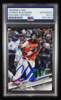 Charlie Blackmon Signed 2017 Topps Home Run Derby #US299 (PSA Authentic) at PristineAuction.com