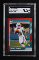De'Von Achane 2024 Donruss Optic Red #122 #25/125 (SGC 9.5) at PristineAuction.com