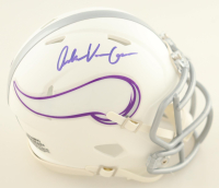 Andrew Van Ginkel Signed Vikings Mini Speed Helmet (JSA) at PristineAuction.com