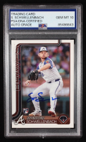 Spencer Schwellenbach Signed 2025 Topps #103 RC (PSA | Auto 10) at PristineAuction.com