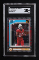 Trey Benson 2024 Clearly Donruss Team Logos #74 RR RC (SGC 10) at PristineAuction.com