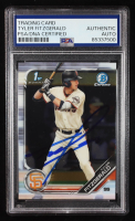 Tyler Fitzgerald Signed 2019 Bowman Chrome Draft #BDC152 RC (PSA Authentic) at PristineAuction.com