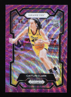 Caitlin Clark 2024-25 Panini Prizm Draft Picks Purple Wave #57 RC at PristineAuction.com
