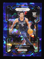 Stephon Castle 2024-25 Panini Prizm Draft Picks Prizms Blue Ice #17 #24/99 RC at PristineAuction.com