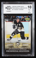 Sidney Crosby 2005-06 Upper Deck Phenomenal Beginnings #17 RC (BCCG 10) at PristineAuction.com