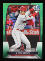 Shohei Ohtani 2023 Bowman Chrome Green Refractors #67 #54/99 at PristineAuction.com