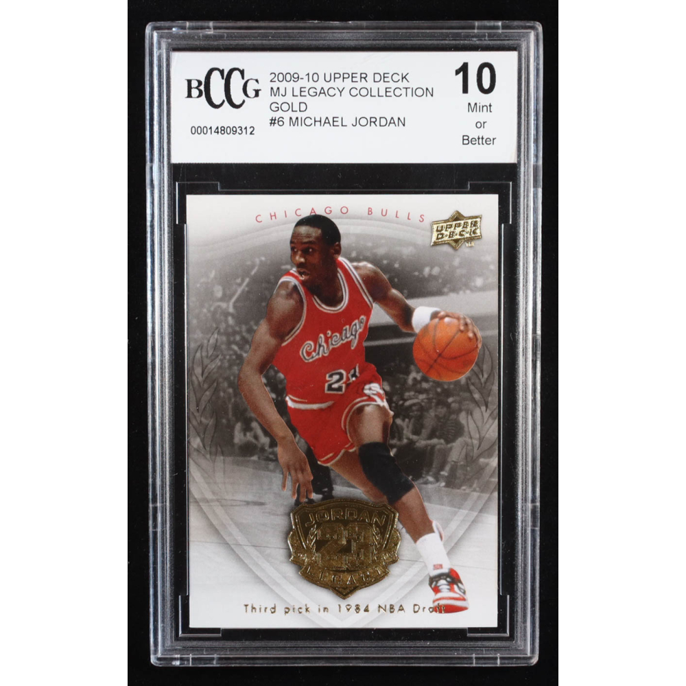 Michael Jordan 2009-10 Upper Deck Michael Jordan Legacy Collection Gold #6 (BCCG 10) at PristineAuction.com