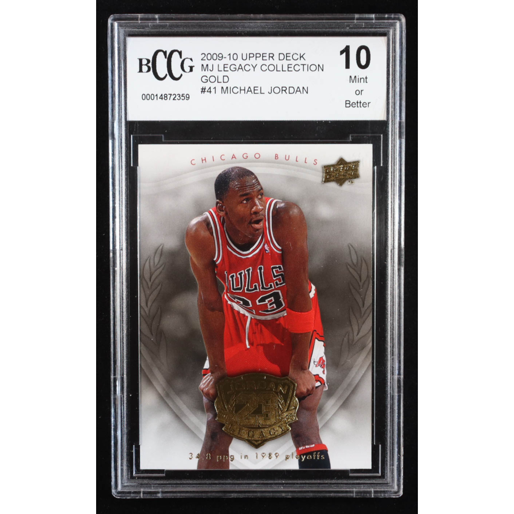 Michael Jordan 2009-10 Upper Deck Michael Jordan Legacy Collection Gold #41 (BCCG 10) at PristineAuction.com